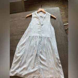 Thread & Supply Blue and White Striped Dress